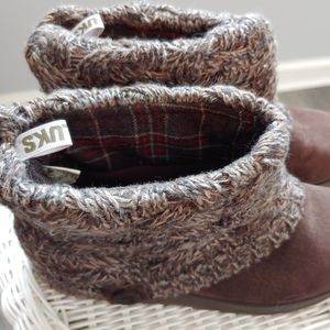 Muk Luks Patti Ankle Boots, Women's Size Sz7 Brown